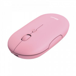 Trust 24125 - Raton Inalambrico Recargable Ultrafino Rosa | APLIUM