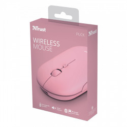 Trust 24125 - Raton Inalambrico Recargable Ultrafino Rosa | APLIUM