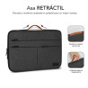 SUBBLIM Funda Air Padding 360 Sleeve 13,3-14" Dark Grey | APLIUM