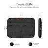 SUBBLIM Funda Air Padding 360 Sleeve 13,3-14" Dark Grey | APLIUM