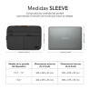 SUBBLIM Funda Air Padding 360 Sleeve 13,3-14" Dark Grey | APLIUM