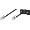Handset cable, RJ10-RJ10 2m | APLIUM