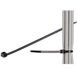 Cable tie 100pcs Black 203mm | APLIUM