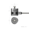 Cable de Seguridad para Portátiles Aisens ASLK-D40K02-SL/ 1. | APLIUM