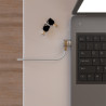 Cable de Seguridad para Portátiles Aisens ASLK-D40K02-SL/ 1. | APLIUM