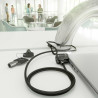 Cable de Seguridad para Portátiles Aisens ASLK-D40K04-BK/ 1. | APLIUM