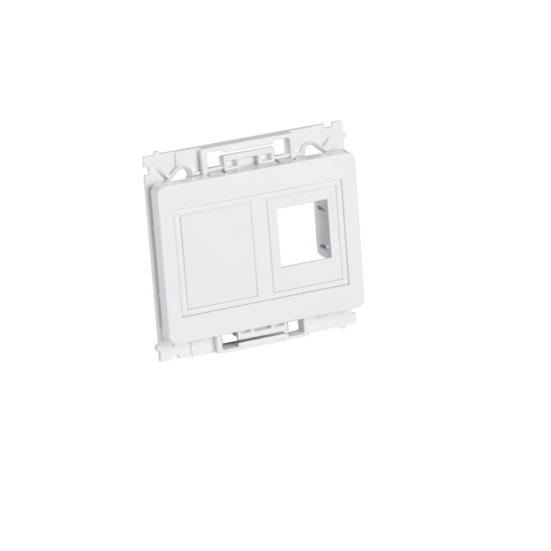 Wall plate 2 x keystone for