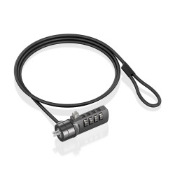 Cable de Seguridad para Portátiles Aisens ASLK-D40N03-BK/ 1. | APLIUM