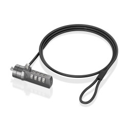 Cable de Seguridad para Portátiles Aisens ASLK-D40N03-BK/ 1. | APLIUM