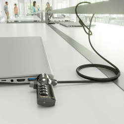 Cable de Seguridad para Portátiles Aisens ASLK-D40N03-BK/ 1. | APLIUM
