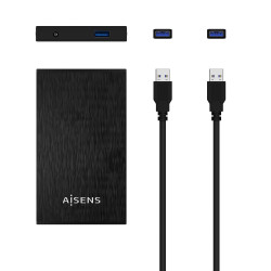 Caja Externa para Disco Duro de 2.5" Aisens ASE-2523B/ USB 3 | APLIUM