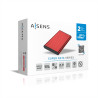 Caja Externa para Disco Duro de 2.5" Aisens ASE-2525RED/ USB | APLIUM
