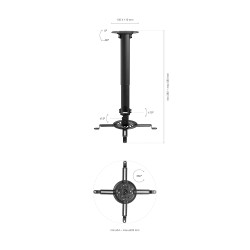 Soporte de Techo/ Pared para Proyector Aisens CP04TSRE-131/ | APLIUM