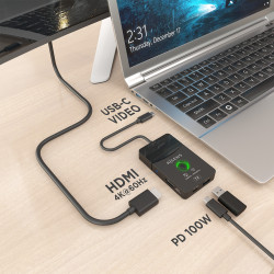 Adaptador/Transmisor de vídeo inalámbrico USB Tipo-C - HDMI | APLIUM