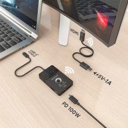 Adaptador/Transmisor de vídeo inalámbrico USB Tipo-C - HDMI | APLIUM