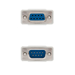 Cable Serie NULL Modem Nanocable 10.14.0502/ DB9 Macho - DB9 | APLIUM