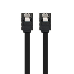 Cable SATA III Nanocable 10.18.1001-BK/ 50cm/ Negro | APLIUM
