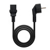 Nanocable Cable Alimentación CPU, CEE7/M-C13/H, Negro, 2 m | APLIUM