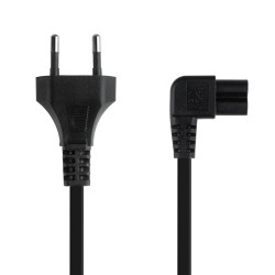 Cable Alimentación Acodado Nanocable 10.22.0503/ CEE7/16 Mac | APLIUM