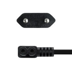 Cable Alimentación Acodado Nanocable 10.22.0503/ CEE7/16 Mac | APLIUM