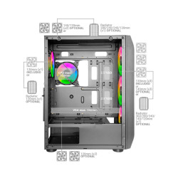 Caja Gaming Torre Mars Gaming MC-KX | APLIUM