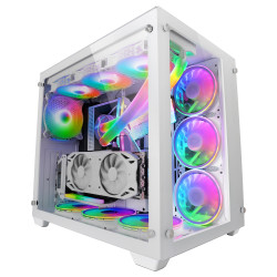 Caja Gaming Torre Mars Gaming MCV3/ Blanca | APLIUM