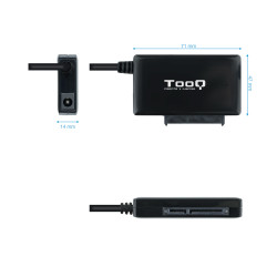 Adaptador para Discos Duros 2.5"/3.5" Tooq TQHDA-01A/ USB 3. | APLIUM