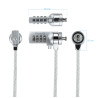 Cable de Seguridad para Portátiles TooQ TQCLKC0015/ 1.5m | APLIUM
