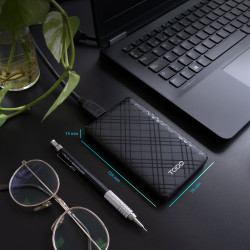 Caja Externa para Disco Duro de 2.5" TooQ TQE-2500B/ USB 3.1 | APLIUM