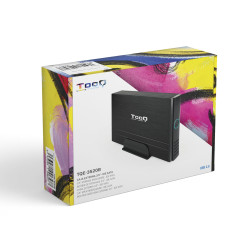 Caja Externa para Disco Duro de 3.5" TooQ TQE-3520B/ USB 2.0 | APLIUM