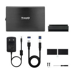Caja Externa para Disco Duro de 3.5" TooQ TQE-3531B/ USB 2.0 | APLIUM