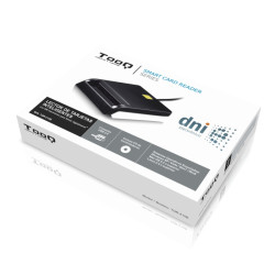 Lector de DNI TooQ TQR-210B/ USB 2.0/ Negro | APLIUM