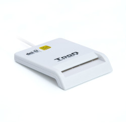 Lector de DNI TooQ TQR-210W/ USB 2.0/ Blanco | APLIUM