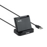 Lector de DNI TooQ TQR-220B/ USB 2.0/ Negro | APLIUM