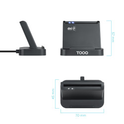 Lector de DNI TooQ TQR-220B/ USB 2.0/ Negro | APLIUM