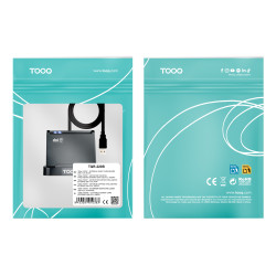 Lector de DNI TooQ TQR-220B/ USB 2.0/ Negro | APLIUM