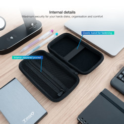 Funda para Disco Externo de 2.5" TooQ TQBC-E2503B/ Negro | APLIUM