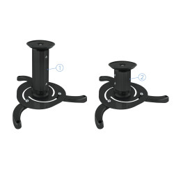 Soporte de Techo para Proyector TooQ PJ1010TN-B/ Inclinable/ | APLIUM