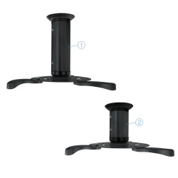 Soporte de Techo para Proyector TooQ PJ1010TN-B/ Inclinable/ | APLIUM