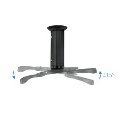 Soporte de Techo para Proyector TooQ PJ1010TN-B/ Inclinable/ | APLIUM