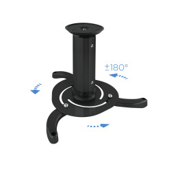 Soporte de Techo para Proyector TooQ PJ1010TN-B/ Inclinable/ | APLIUM