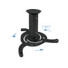 Soporte de Techo para Proyector TooQ PJ1010TN-B/ Inclinable/ | APLIUM