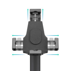 Soporte para Tablet TooQ TQTDS0811/ Antirrobo/ Negro | APLIUM