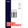 Trust 25573 - Adaptador Usb-a A Usb-c 2 Unidades Calyx | APLIUM