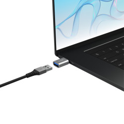 Adaptador USB 3.0 Trust Calyx 26221/ USB Tipo-C Macho - USB | APLIUM