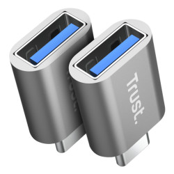 Adaptador USB 3.0 Trust Calyx 26221/ USB Tipo-C Macho - USB | APLIUM