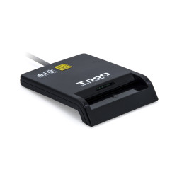 Lector de DNI TooQ TQR-211B/ USB Tipo-C/ Negro | APLIUM