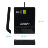 Lector de DNI TooQ TQR-211B/ USB Tipo-C/ Negro | APLIUM