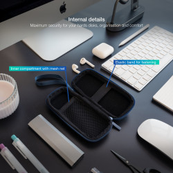 Funda para Disco Externo M2 TooQ TQBC-M201PB/ Azul Pacífico | APLIUM