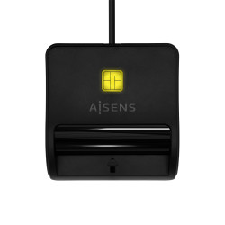Lector de DNI USB Tipo-C Aisens ASCR-SN03C-BK/ USB Tipo-C/ N | APLIUM